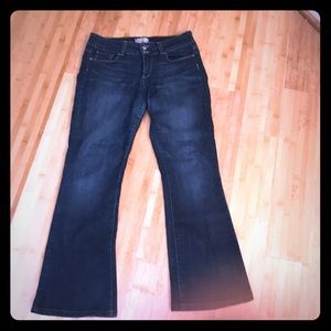 Paige boot cut jeans, size 29, short.